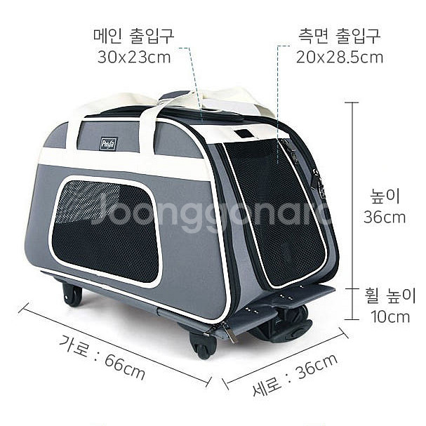 비바펫 펫츠핏 강아지 캐리어 이동가방 케이지 애견유모차--3
