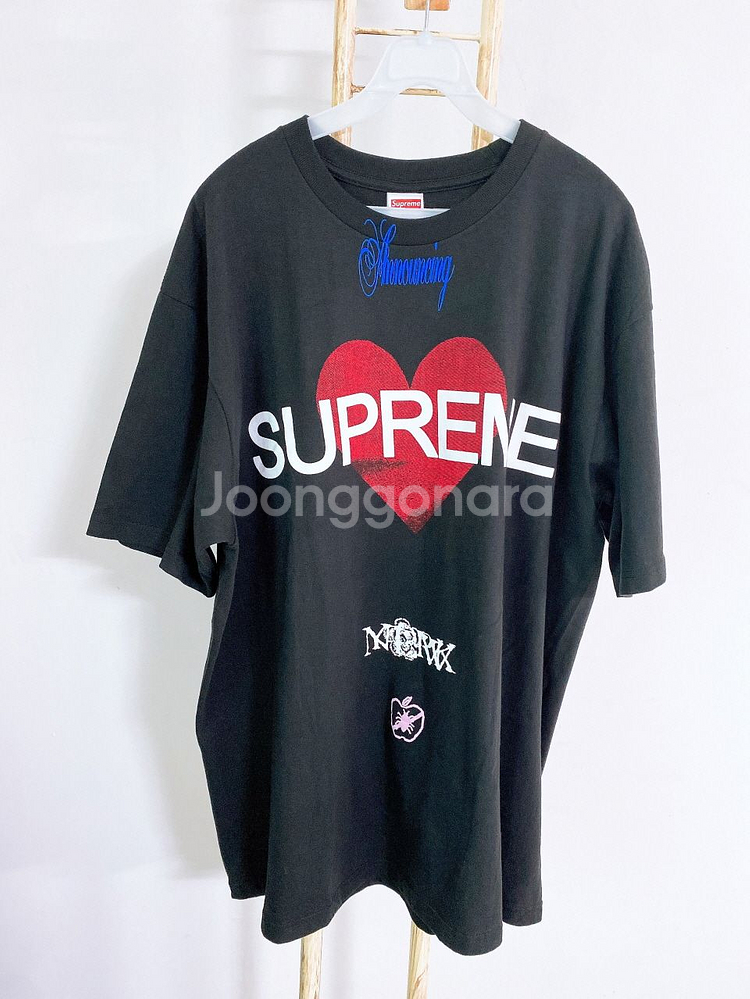 몽빈티지(XL)(새옷)(25SS)슈프림어나운싱남자오버핏--0