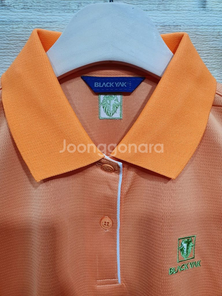 택부착 새상품 블랙야크 정품 쿨 카라넥 반팔티 95--2