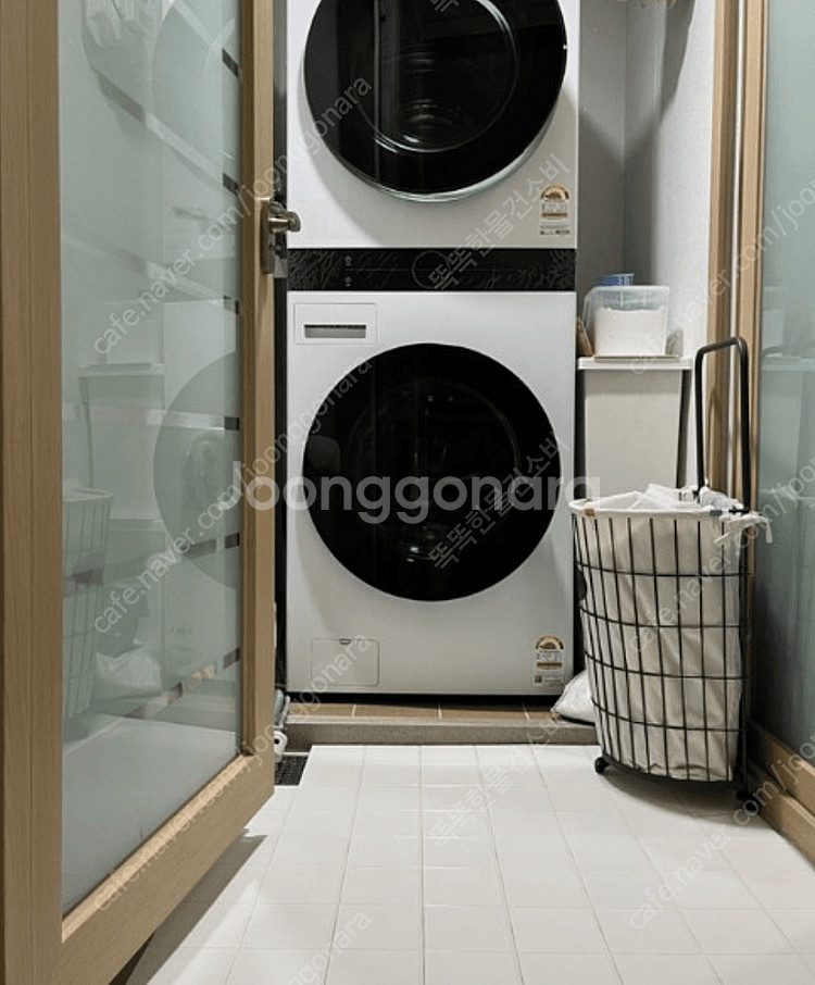 Lg21kg 세탁기 + lg 16kg 건조기--0