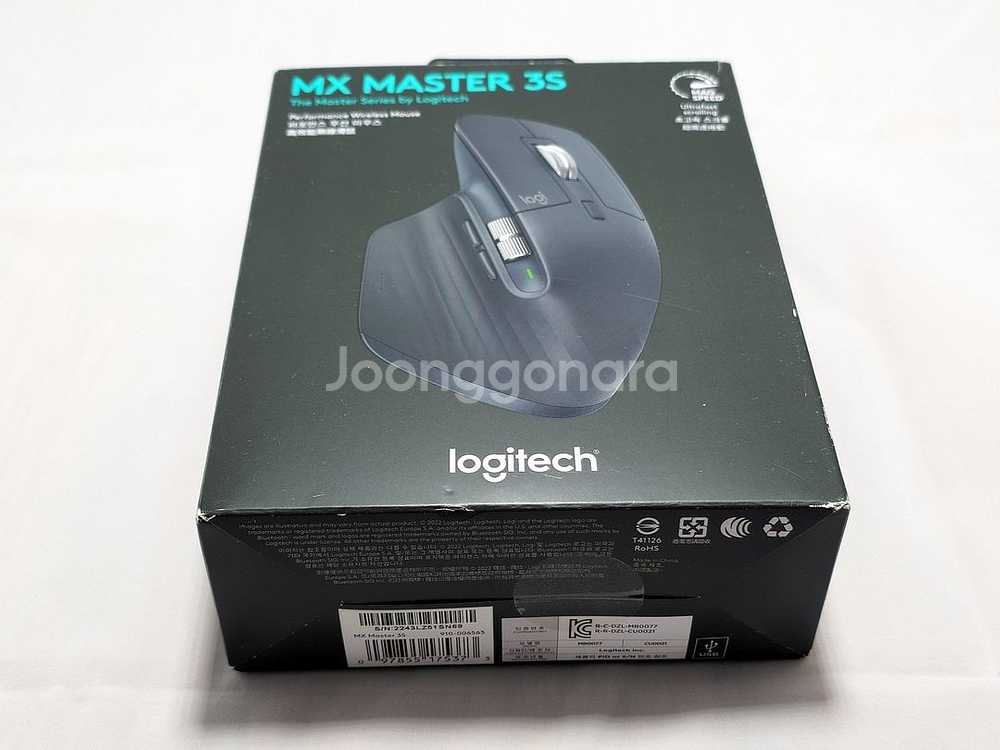 로지텍 MX MASTER 3S 마우스 검정 부품용 판매--0