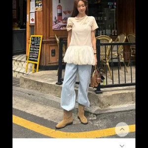 새상품 쉬폰 블라우스 원피스