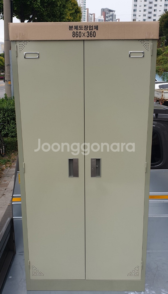파티션 책상 의자 철제캐비넷 철재옷장 원탁 작업탁자--8