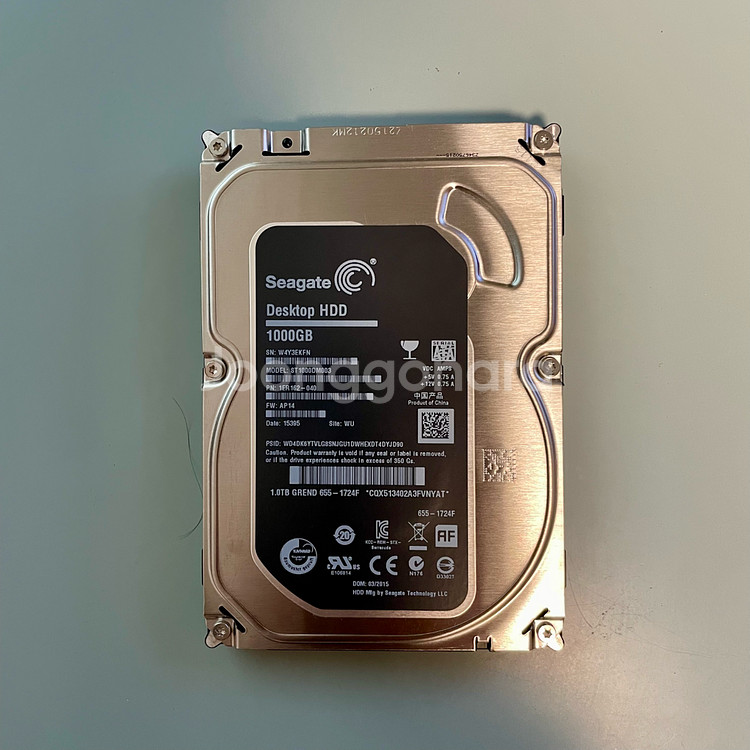 씨게이트 데스크탑 HDD 1TB--0
