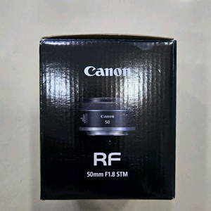 (미개봉정품)캐논 RF 50mm F1.8 STM 렌즈