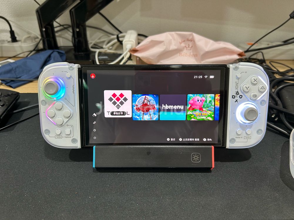 닌텐도스위치 OLED 512GB 스타벅스 쿠폰--0