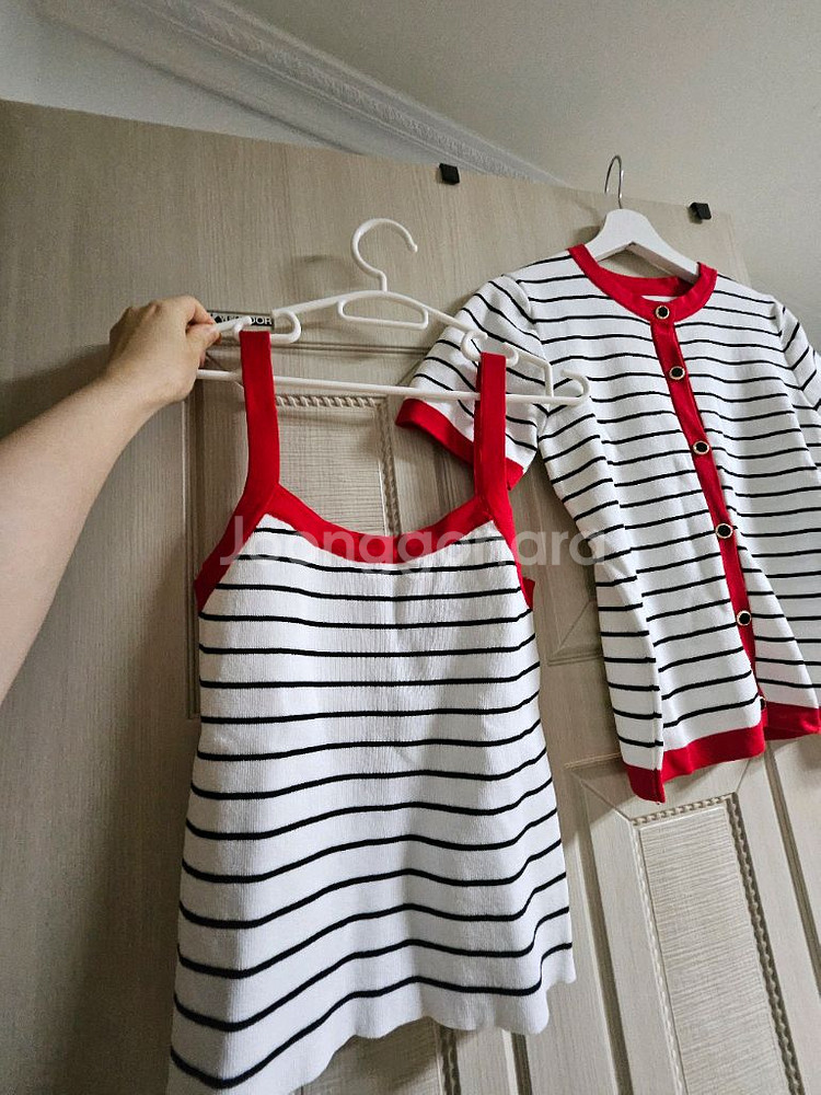 반팔가디건.나시 세트.새상품--1