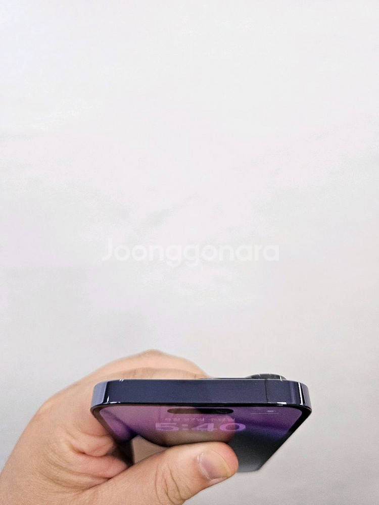 아이폰14프로 128G A급 퍼플 배터리100%--4