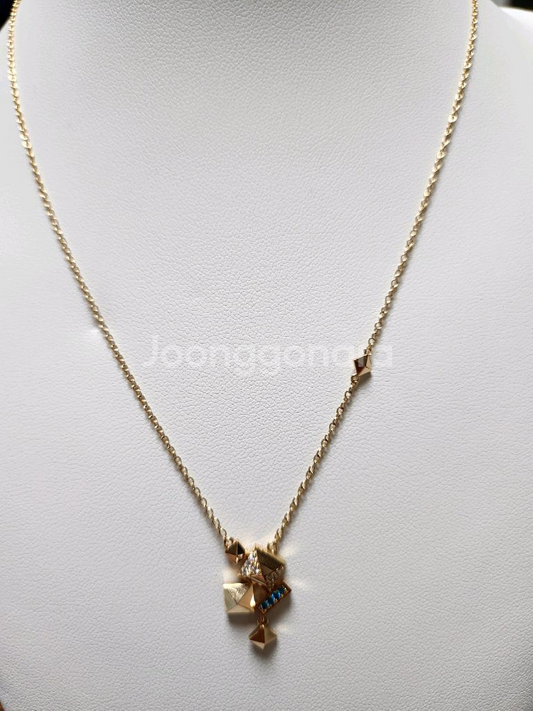 18k로즈골드 목걸이42cm--2