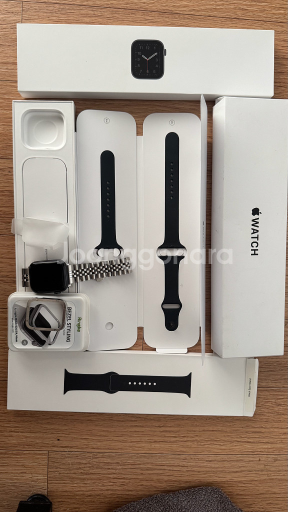 애플워치 se 1세대 44mm 스패이스그레이 성능75%--0