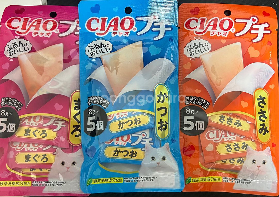 고양이 간식 츄르 이나바 챠오 쁘띠 5p--0