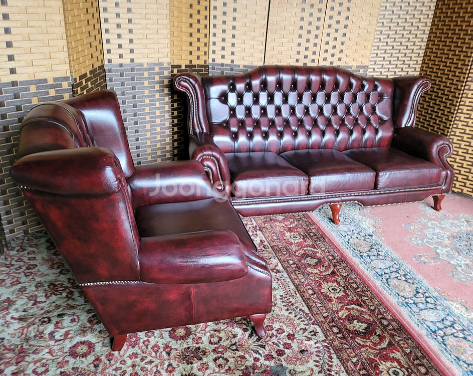 *MADE IN ITALY*체스터필드*디자인*SS급--2