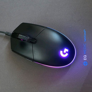 로지텍 G102 마우스 + 마우스패드 (택포 7천원