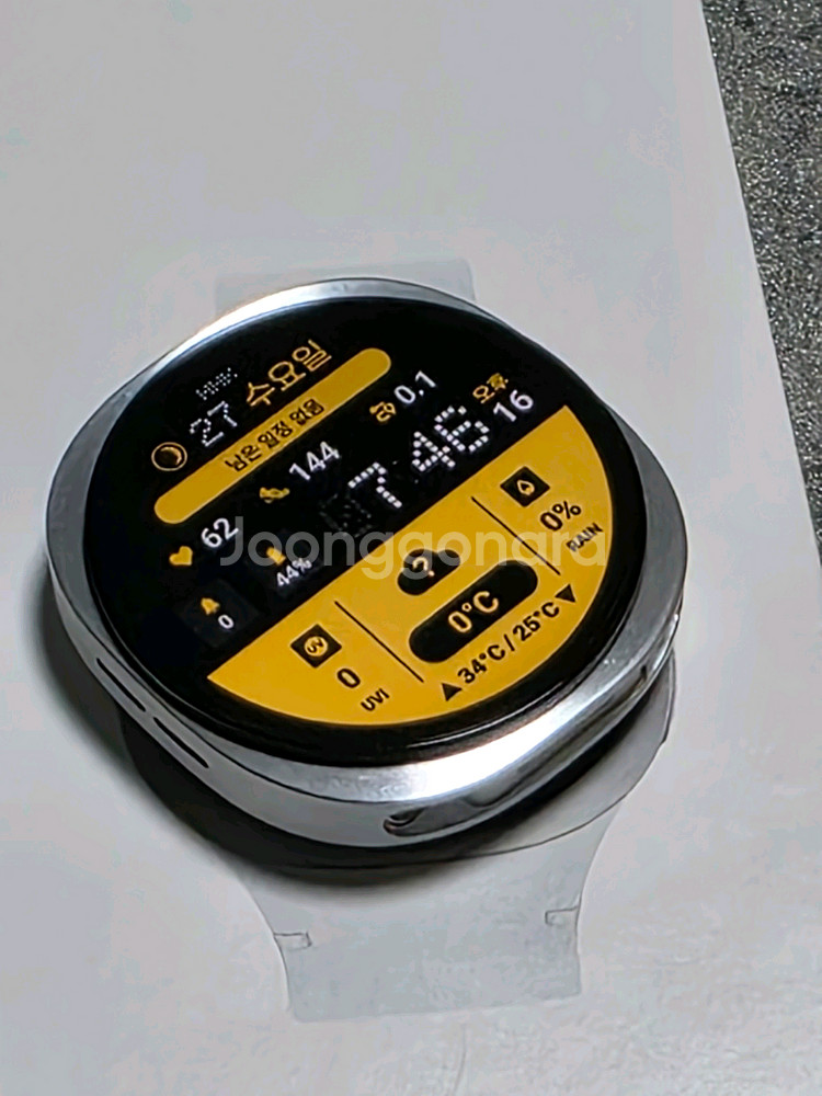 갤럭시 워치8 44mm 실버 블루투스 모델--5