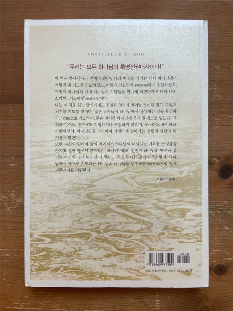하나님의 대사 - 김하중--1