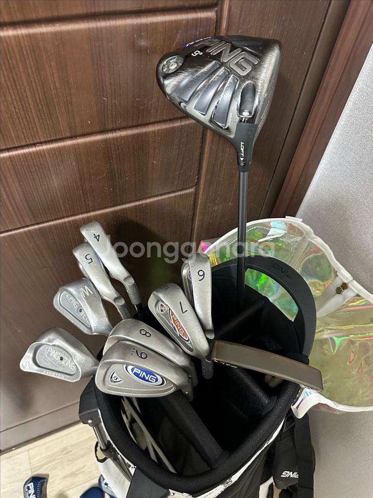 PING 핑 골프백 + 클럽 골프채 풀세트 팝니다!--4