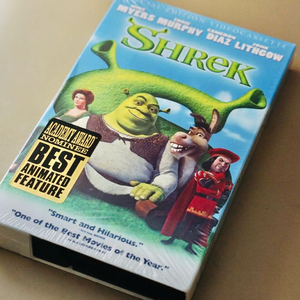 슈렉 영화 비디오 테이프 수집 영어 북미판 이미지