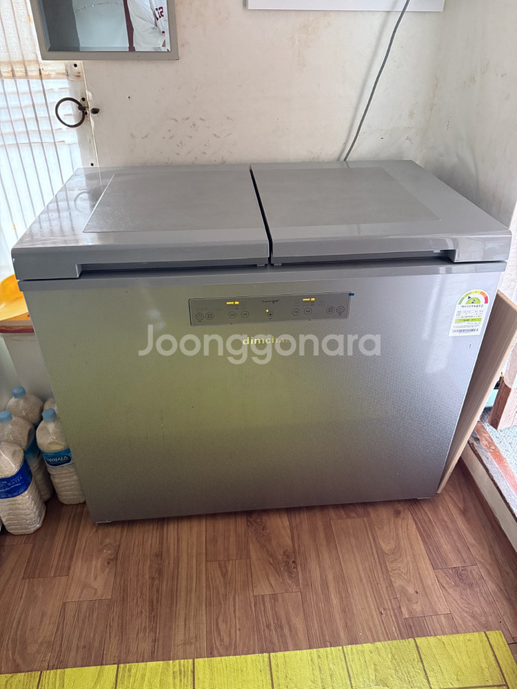 위니아 딤채 뚜껑형 김치냉장고 153L 팝니다--0