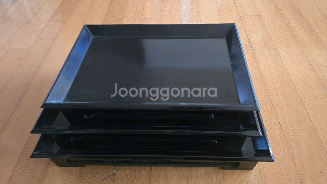 목재 찻상, 다과상, 차반, 다과반 트레이 3세트--1