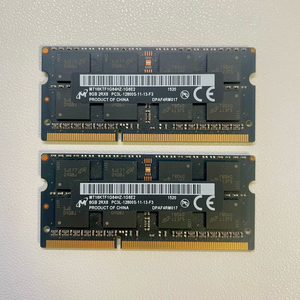 노트북램 DDR3 8GB 2개