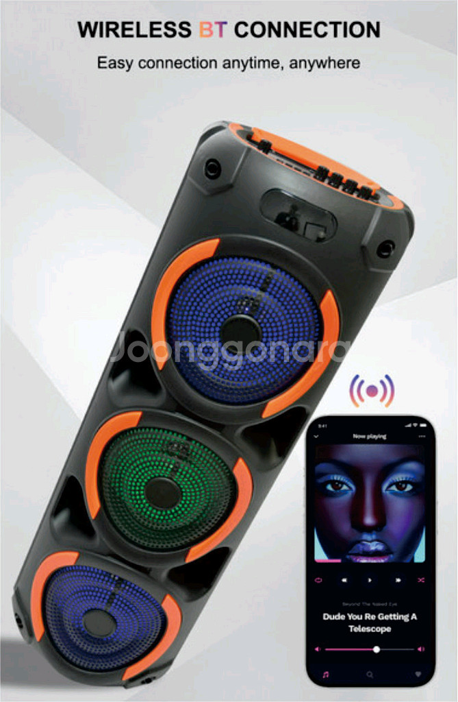 트리플 8인치 버스킹 블루투스 스피커 ZQS8305--6