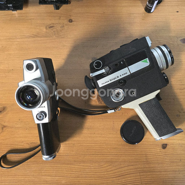 빈티지 후지카 싱글8 필름 카메라 P300과 Z450--1