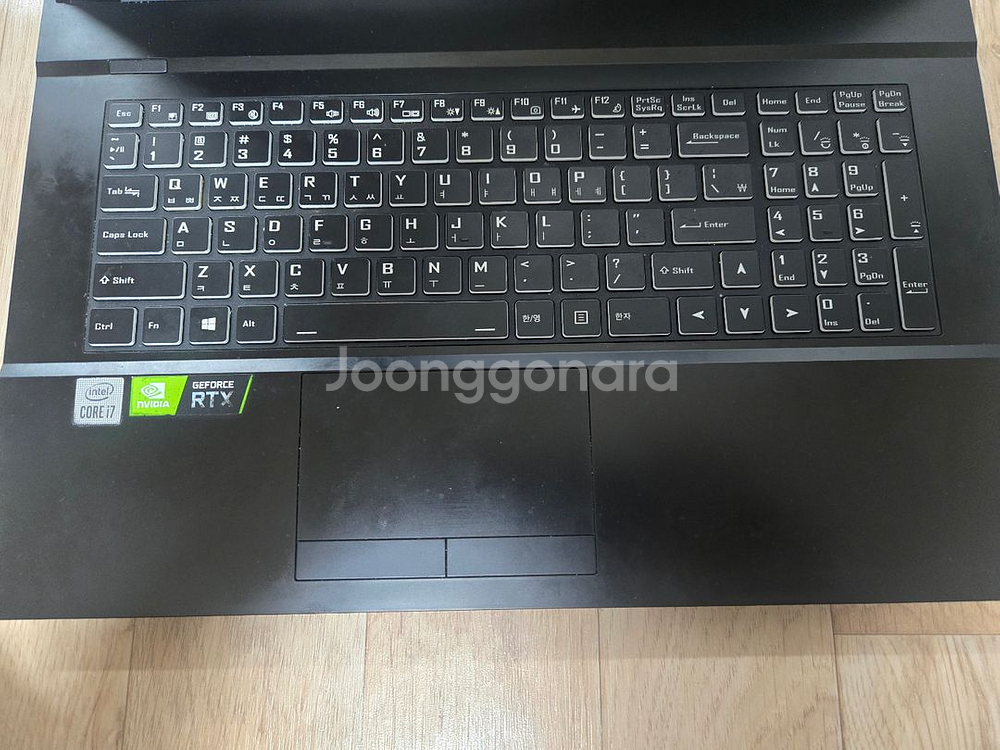 GIGABYTE AORUS 7 KB i7 2060노트북--2