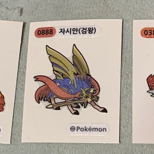 포켓몬빵 전설의포켓몬 띠부씰3종 판매