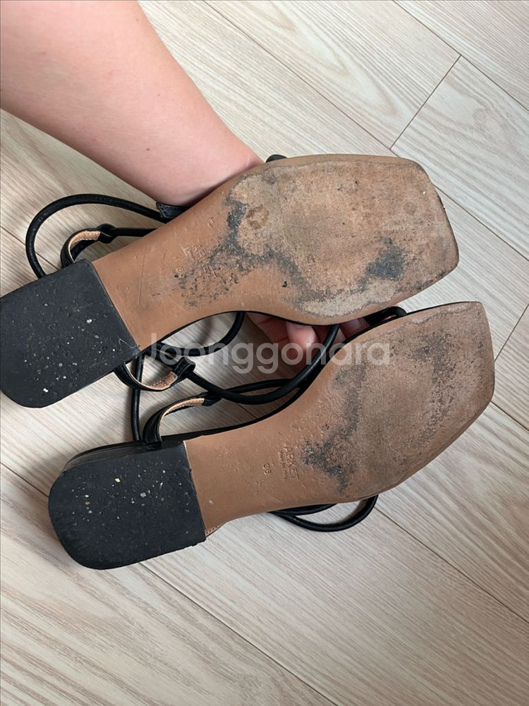 Arket leather strapsandals 아르켓--9