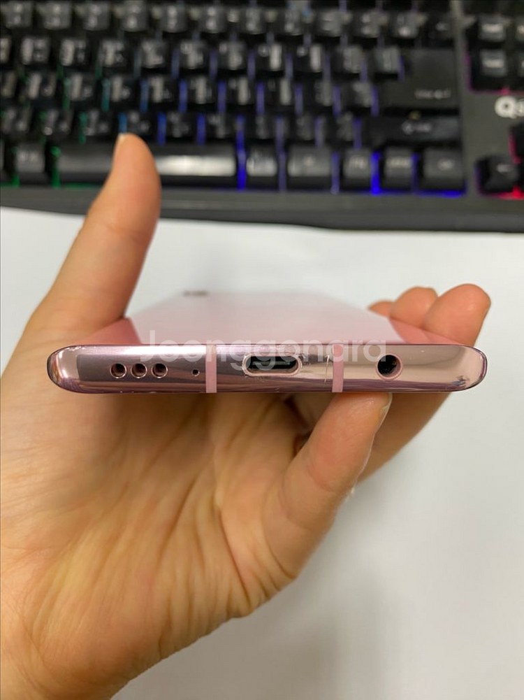 LG벨벳 핑크 AA급 128G 무잔상--6