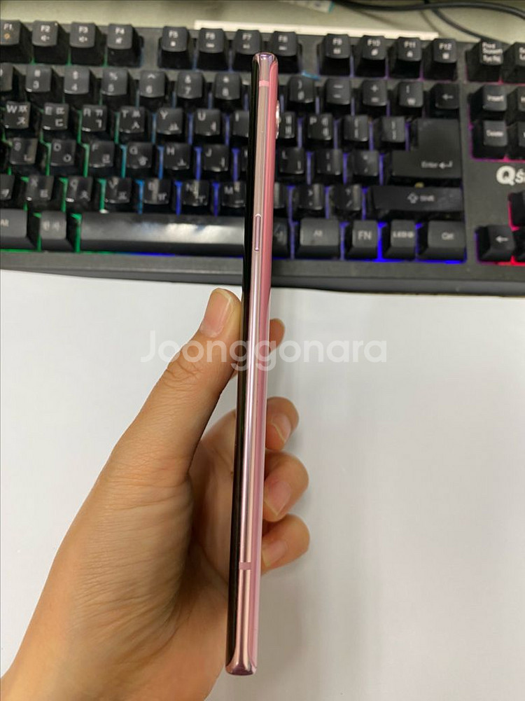 LG벨벳 핑크 AA급 128G 무잔상--5