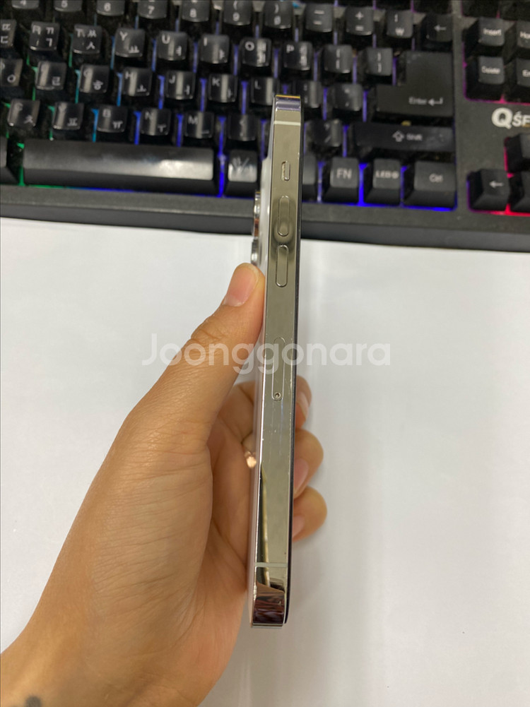 아이폰14프로 화이트 외관깨끗 (액정사설교체) 256G--5
