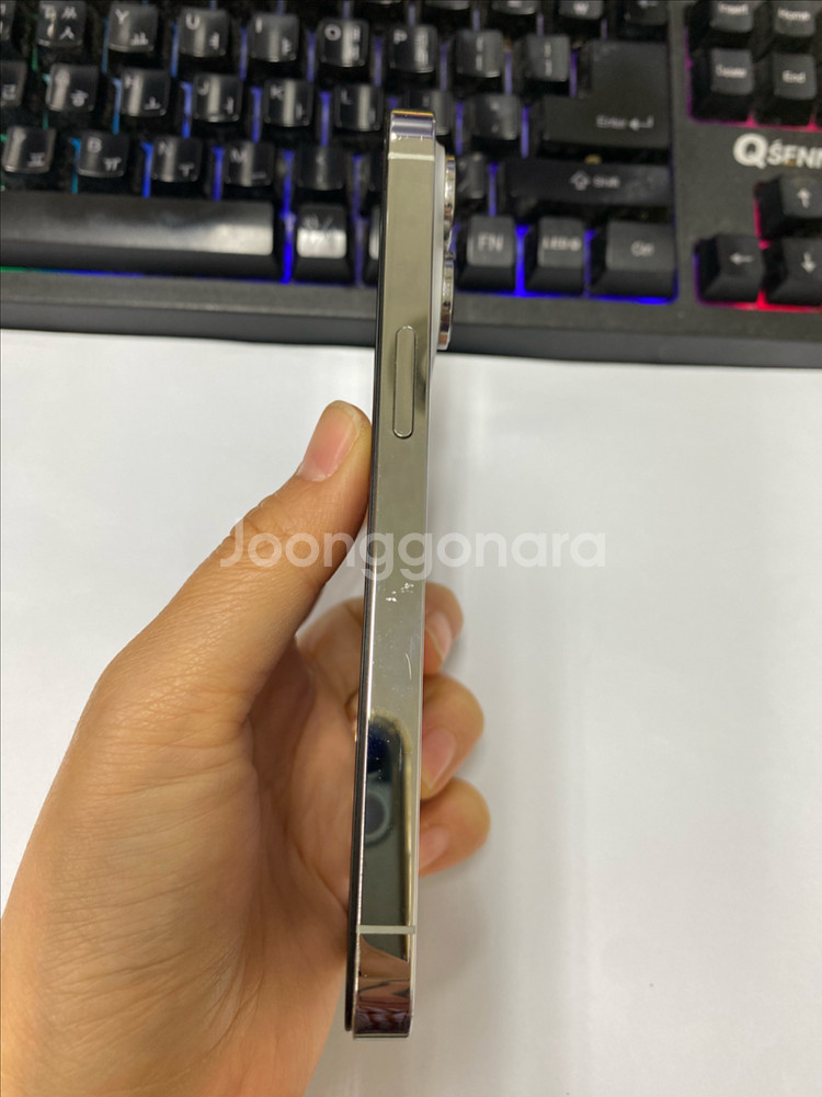 아이폰14프로 화이트 외관깨끗 (액정사설교체) 256G--6