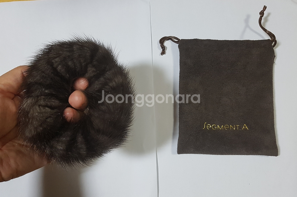 (새제품) ** Segment A 밍크 헤어끈 **--0