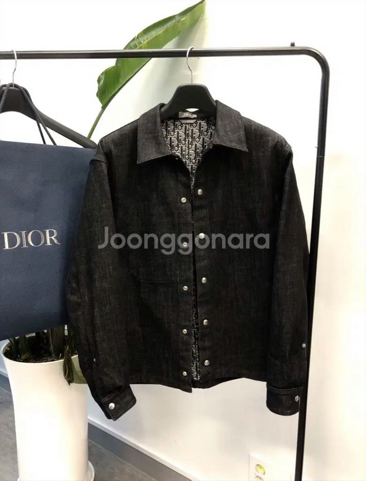[정품/새상품급]디올 오블리크 데님자켓 46사이즈--0