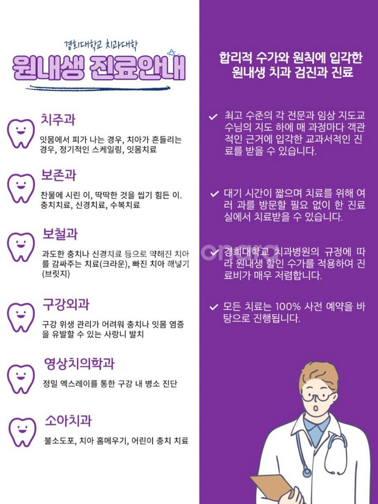 경희대학교 치과병원 원내생 진료--0