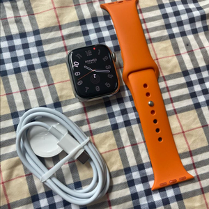 애플워치8에르메스 실버 41mm SSS급 애플케어+