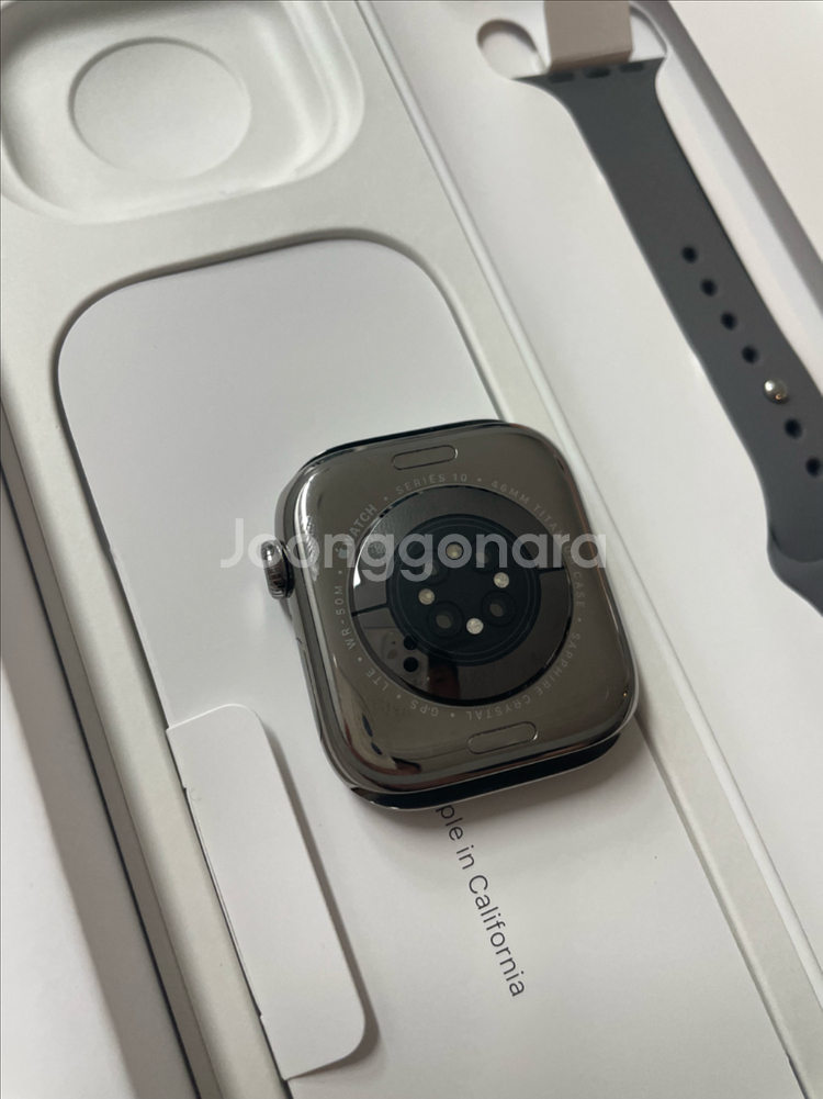 애플워치10티타늄 46mm 내추럴 SSS급--2