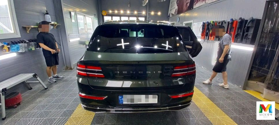 제네시스 GV80 막광택플러스+유리막코팅--5
