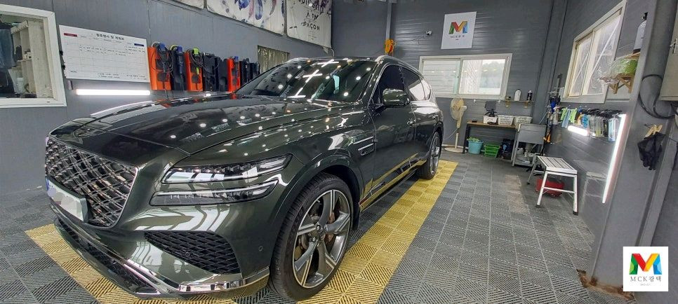 제네시스 GV80 막광택플러스+유리막코팅--4