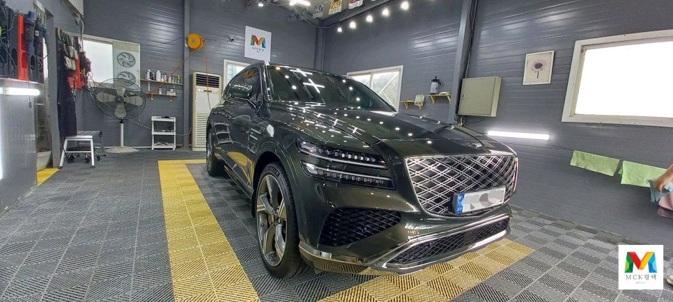 제네시스 GV80 막광택플러스+유리막코팅--2