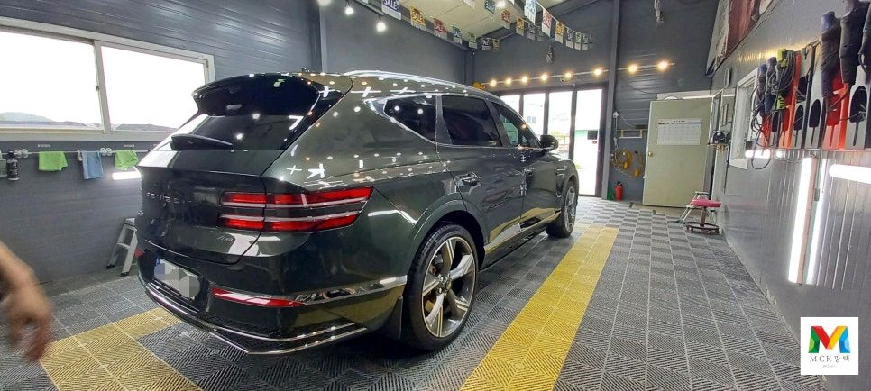 제네시스 GV80 막광택플러스+유리막코팅--6
