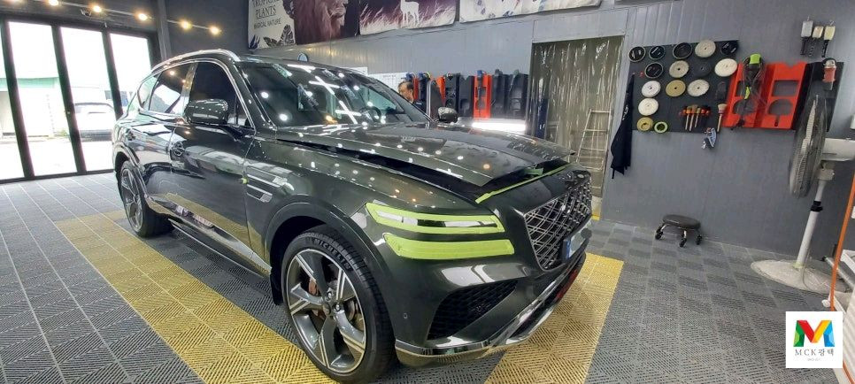 제네시스 GV80 막광택플러스+유리막코팅--7