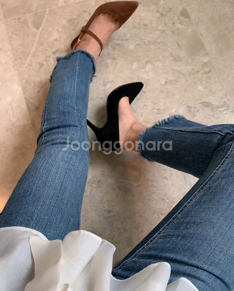 안젤룸 쿠션 스웨이드 스틸레트 기본 힐--2
