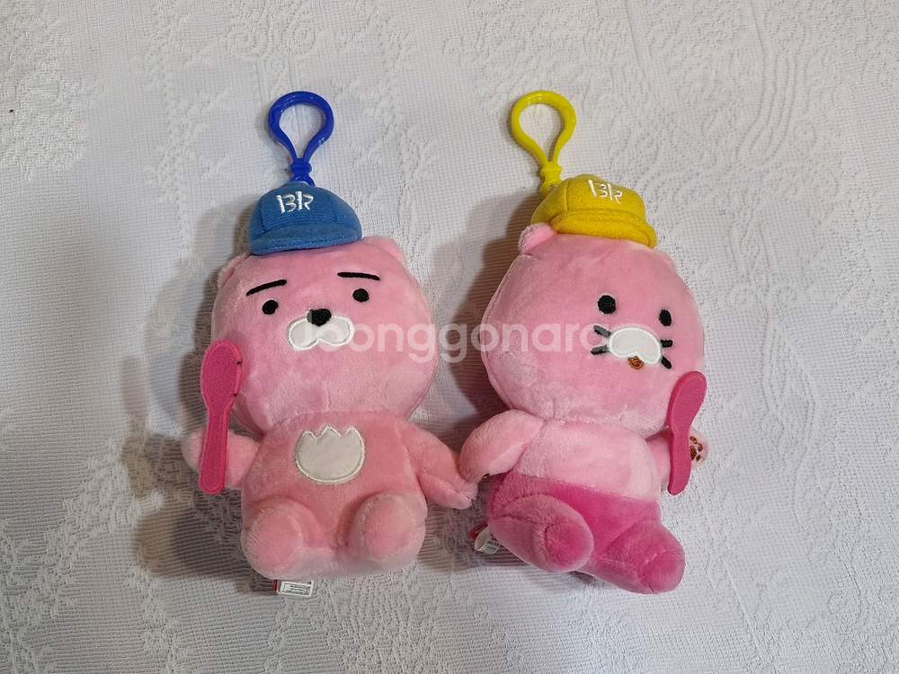 카카오프렌즈 배스킨라빈스 인형 키링 세트 일괄--0