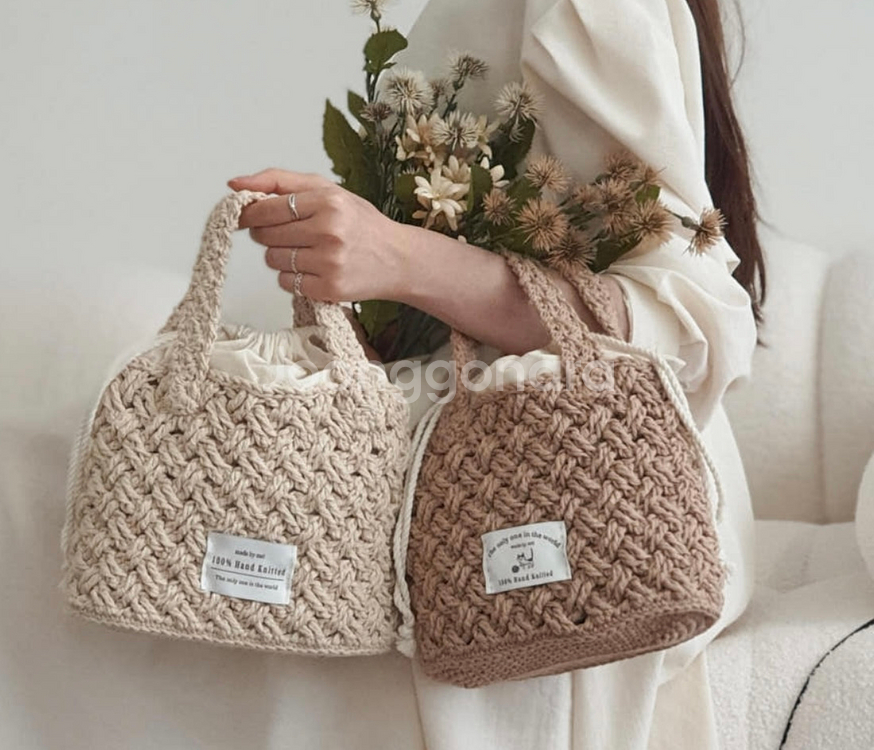 털몽치님 피크닉 바스켓백 DIY.패키지. 그랑데실가방--0