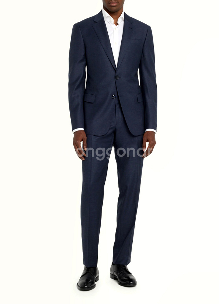 조르지오 아르마니 다크네이비 트윌 소프트라인 수트--1