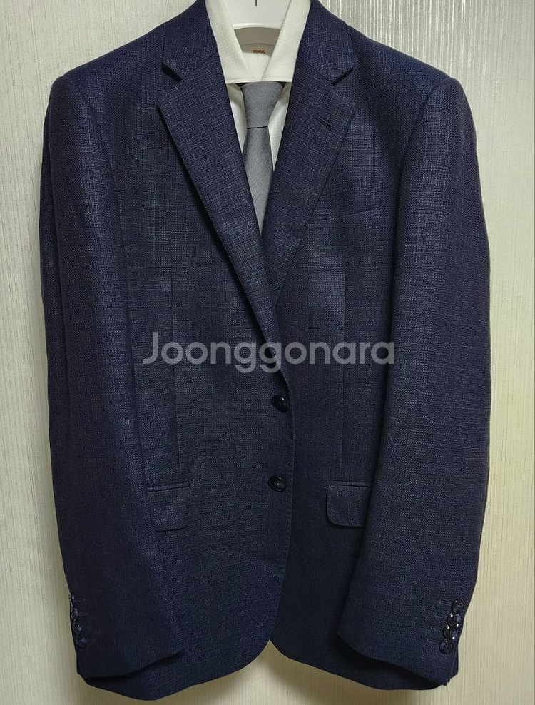 조르지오 아르마니 다크네이비 트윌 소프트라인 수트--4
