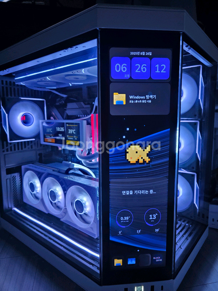 라이젠9 9950X3D RTX5090 HYTE PC--1
