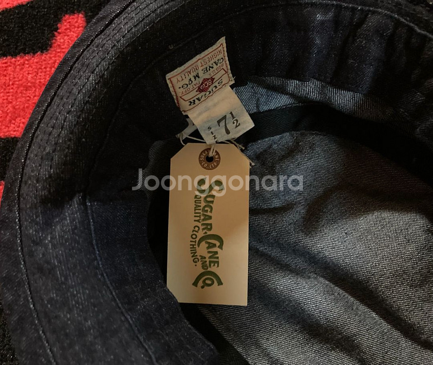 [L]슈가케인 10oz 데님 버킷햇--3